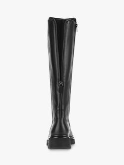 Gabor Match Leather Long Boots, Black - view 2, Black