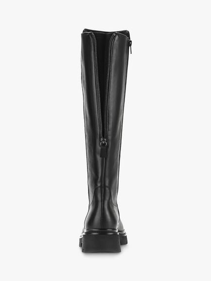 Gabor Match Leather Long Boots, Black - view 2, Black