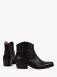 Penelope Chilvers Cassidy Dove Leather Ankle Boots, Black