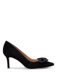 Lauren Ralph Lauren Lanette Suede Bow Pointed Heeled Courts