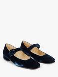 Penelope Chilvers Velvet Mary Janes, Navy