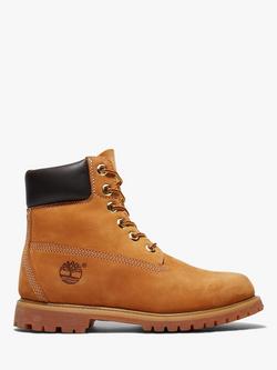 Timberland Leather Premium 6-Inch Lace Up Waterproof Boots, Wheat