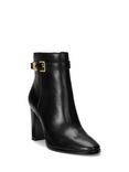 Lauren Ralph Lauren Bailey Leather Heeled Boots, Black