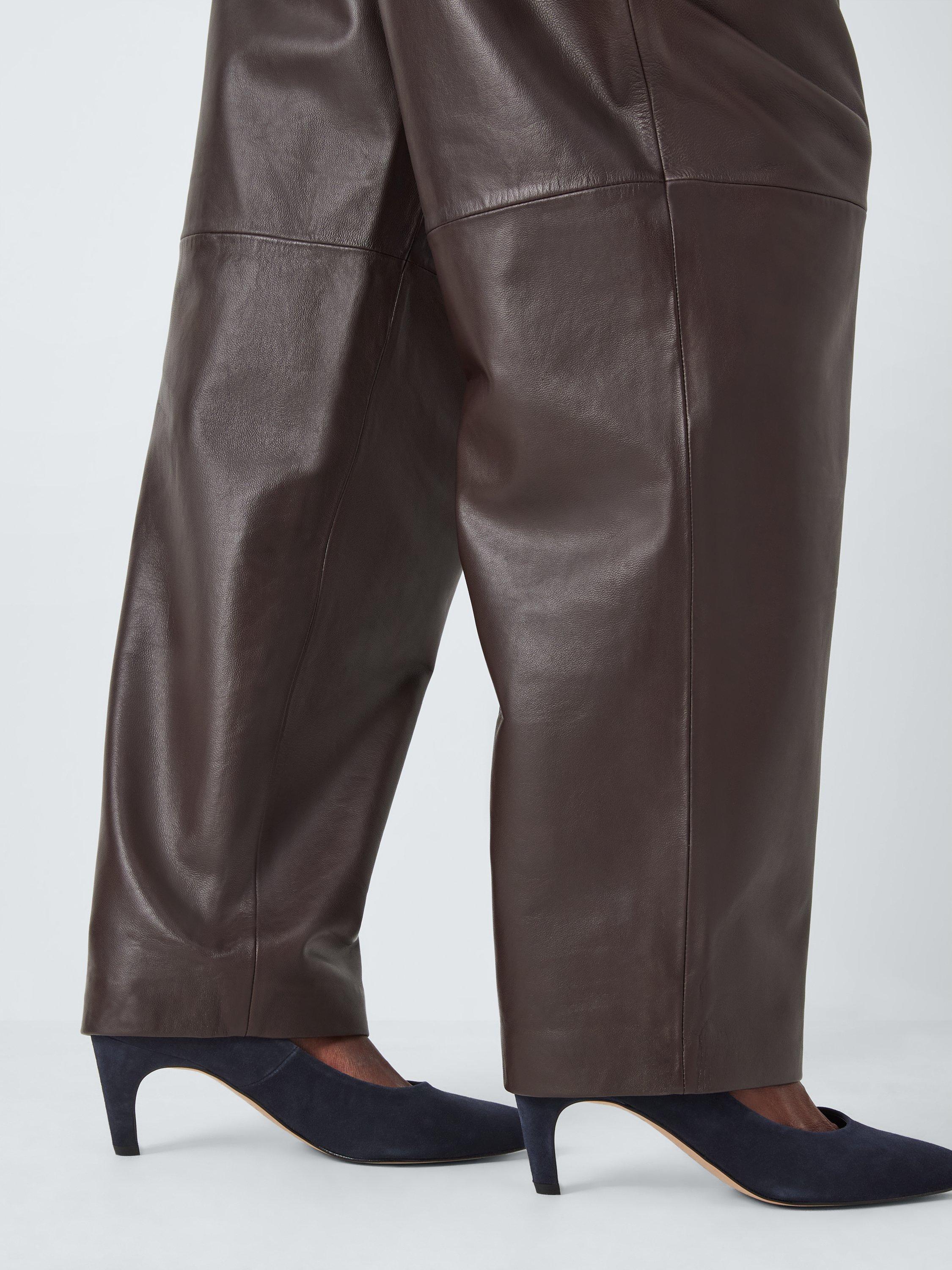Product image 2 of 6, which shows John Lewis Ava Suede Curve Heel High Vamp Court Shoes, Black, 3