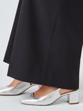 John Lewis Celeste Leather Block Heel Slingback Open Court Shoes