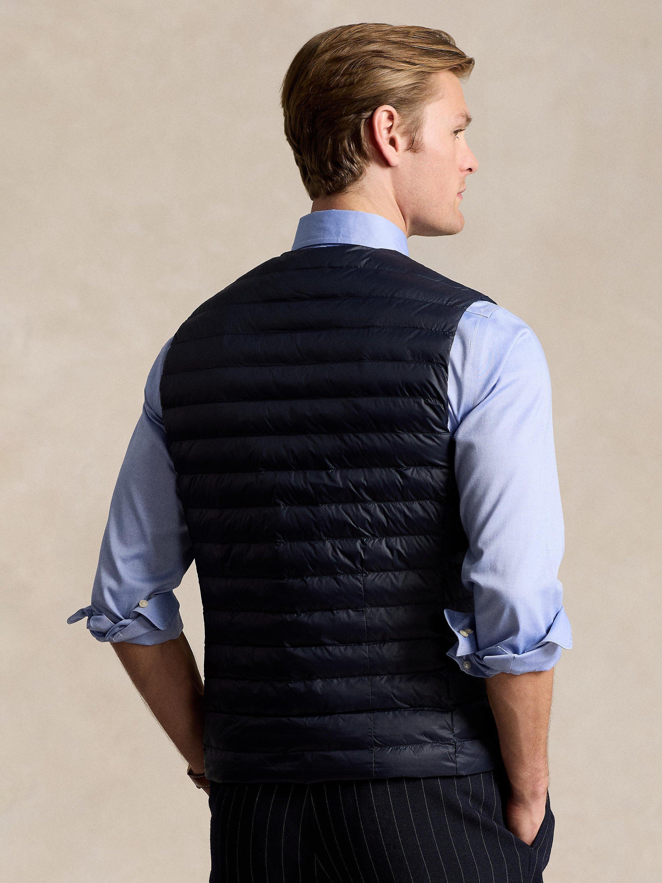 Product image 2 of 5, which shows Polo Ralph Lauren Water-Repellent Terra Vest Gilet, Collection Navy, S
