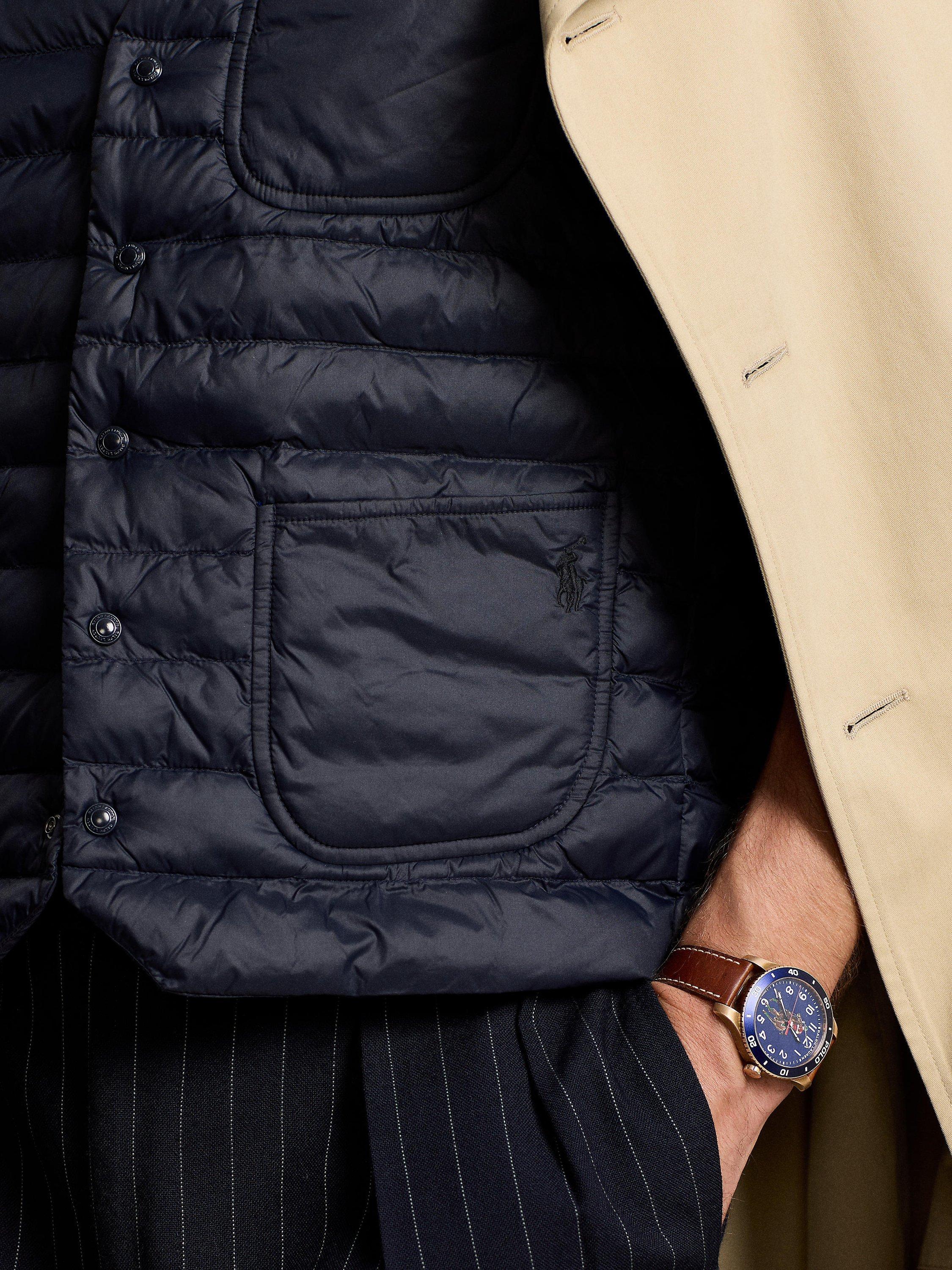 Product image 3 of 5, which shows Polo Ralph Lauren Water-Repellent Terra Vest Gilet, Collection Navy, S