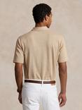 Polo Ralph Lauren Short Sleeve Polo Shirt, Classic Camel/White