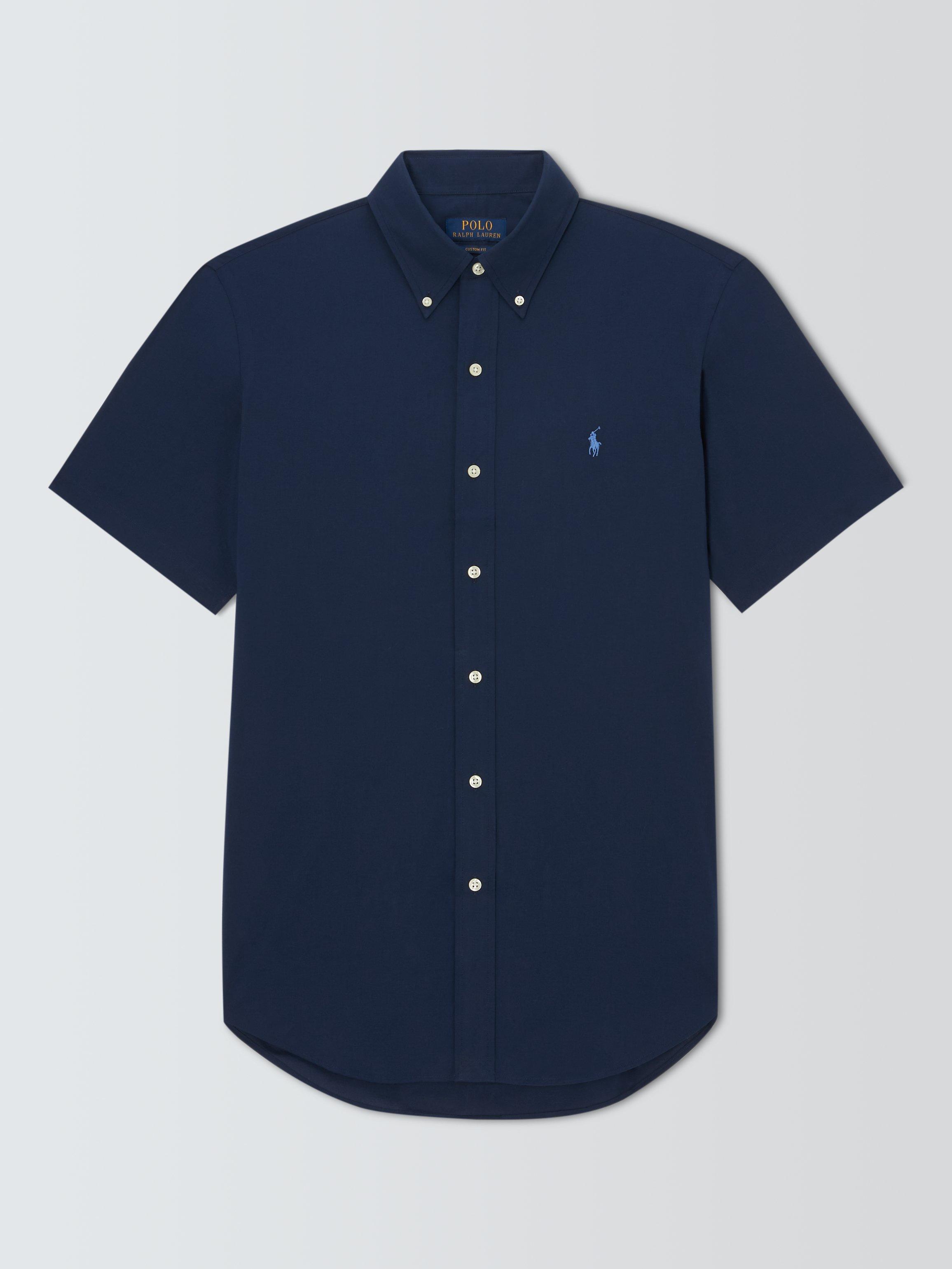 Product image 4 of 6, which shows Polo Ralph Lauren Short Sleeve Shirt, Newport Navy, S