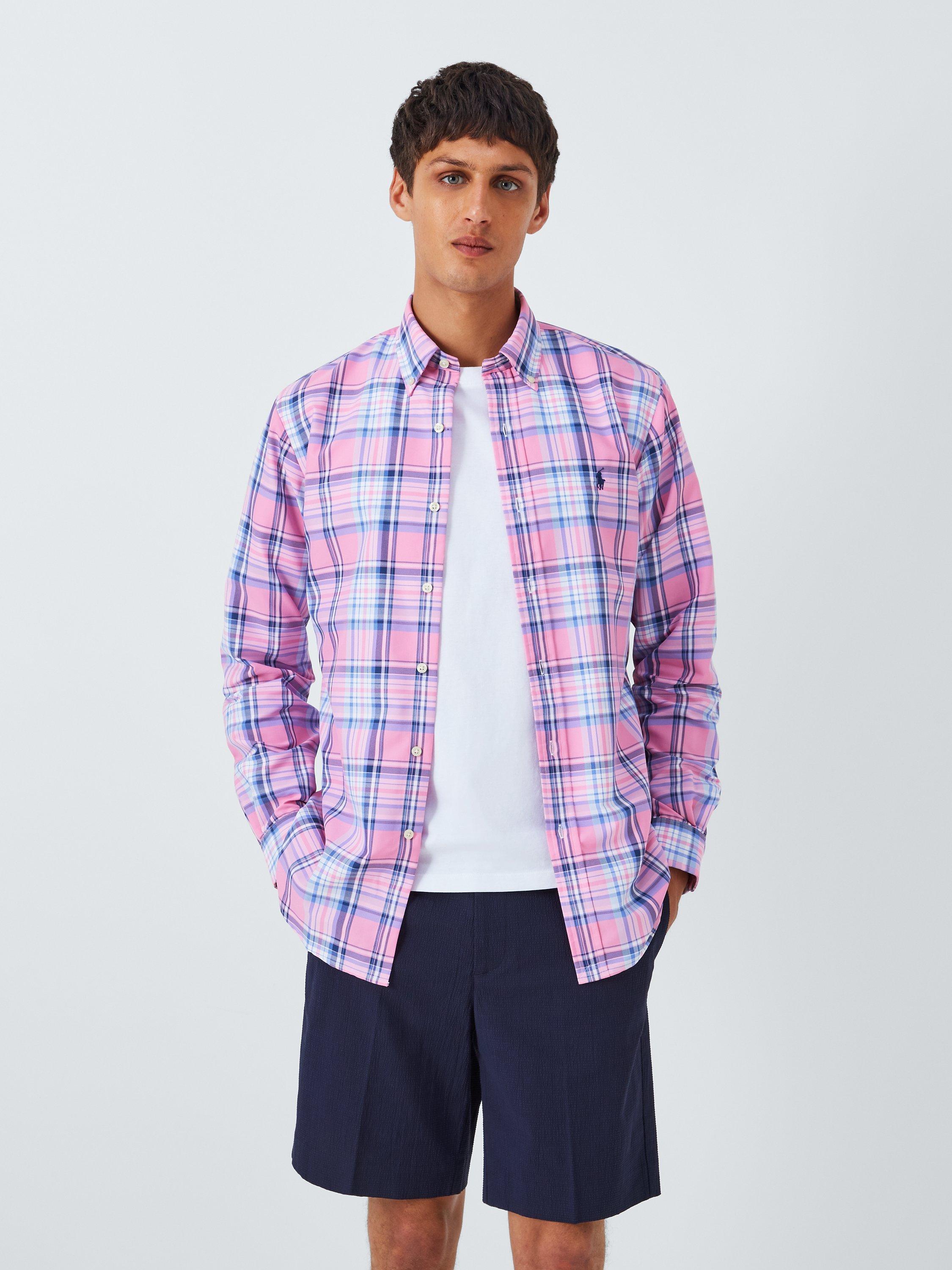 Polo Ralph Lauren Check Shirt, 6437bpinkbluemulti, S