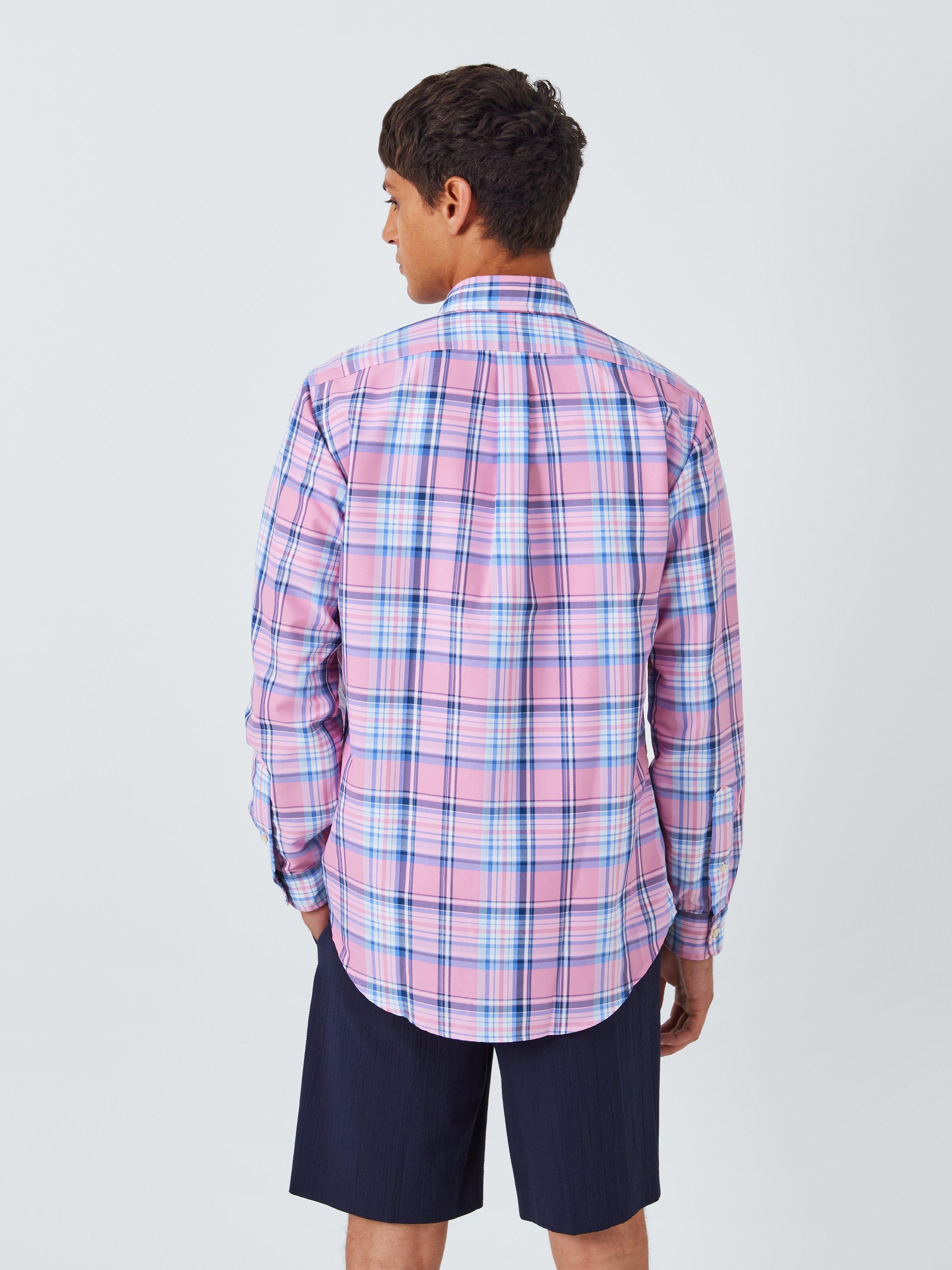 Polo Ralph Lauren Check Shirt, 6437bpinkbluemulti, S