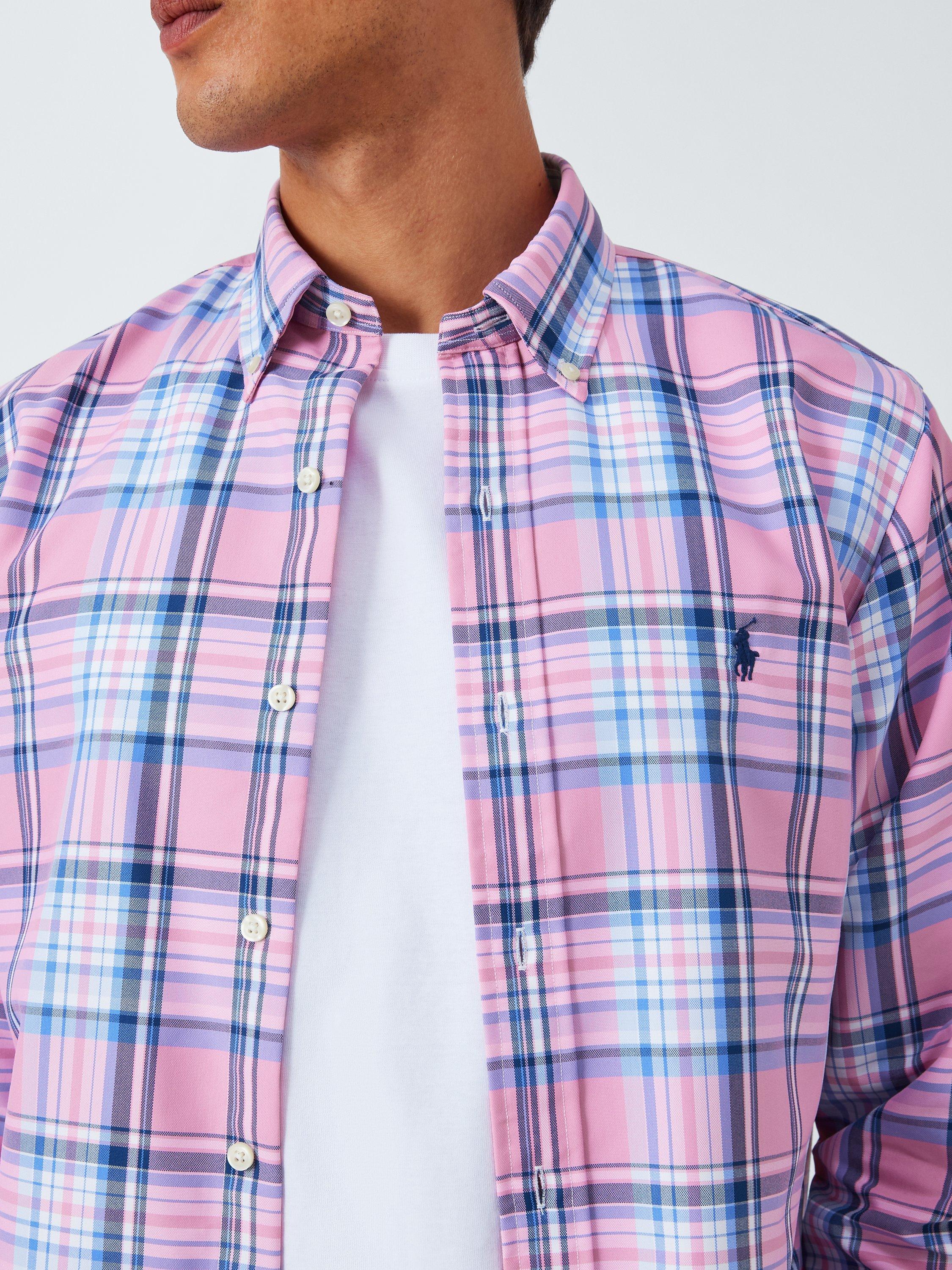 Polo Ralph Lauren Check Shirt, 6437bpinkbluemulti, S