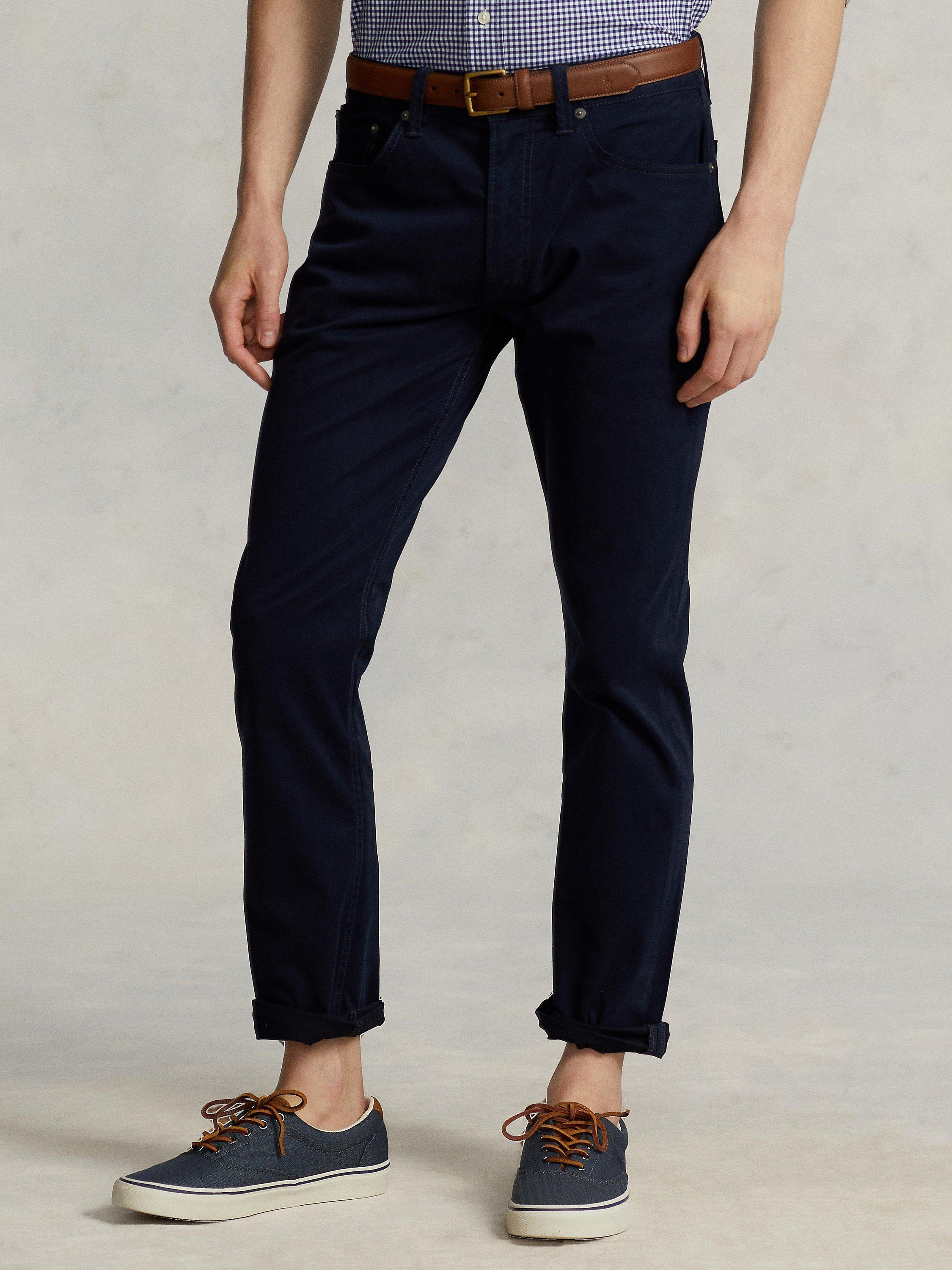 Product image 1 of 6, which shows Polo Ralph Lauren Slim Fit Jeans, Collection Navy, 34R