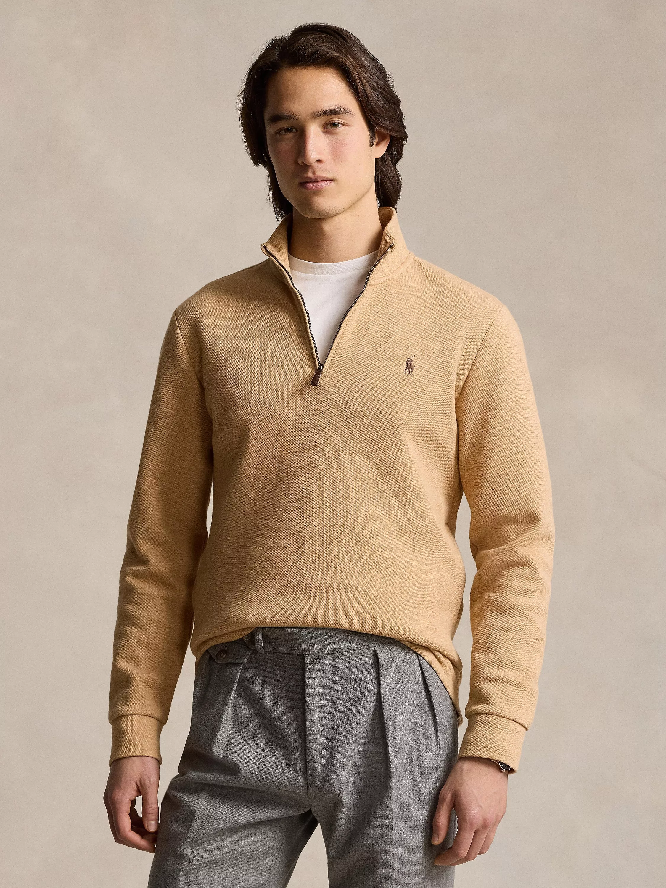 Men s Jumpers Cardigans Ralph Lauren Zip Neck John Lewis Partners