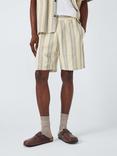 Carhartt WIP Dodson Cotton Waffle Stripe Shorts, Natural/Multi