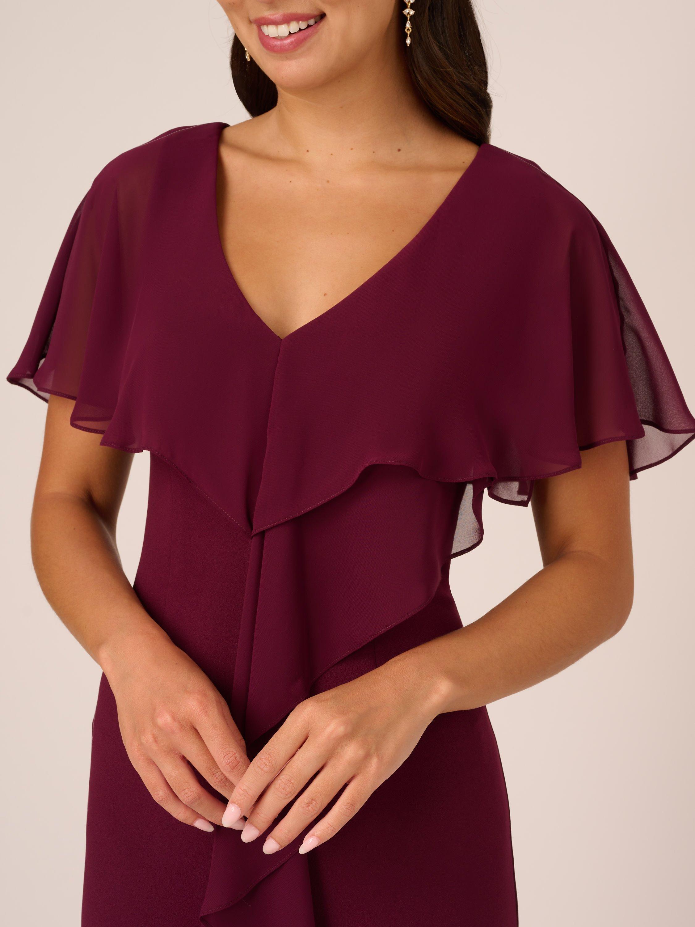 Adrianna papell cabernet dress best sale