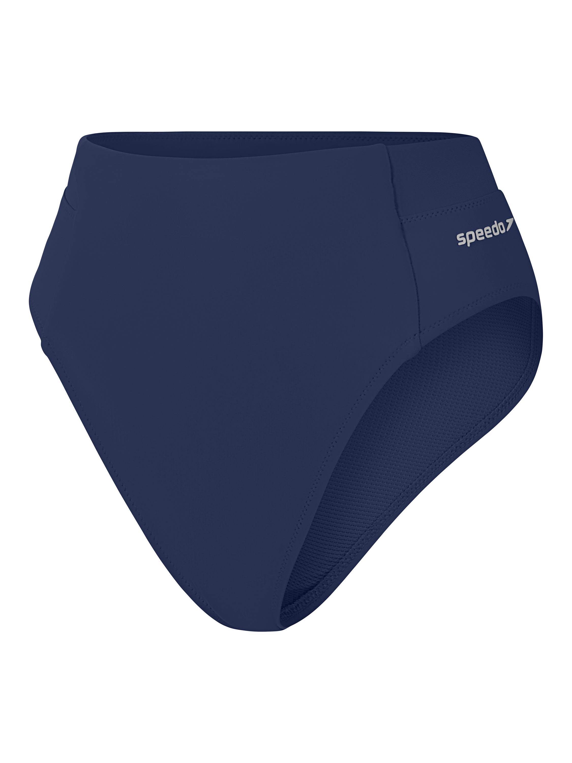 Product image 3 of 6, which shows Speedo High Waist Bikini Bottoms, Cerulean Blue, S