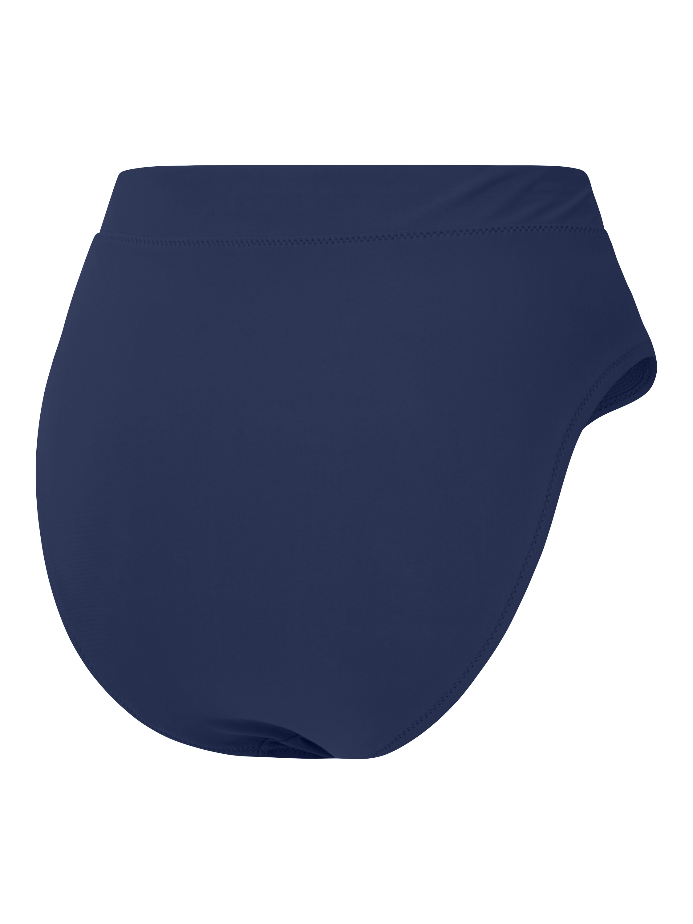 Product image 4 of 6, which shows Speedo High Waist Bikini Bottoms, Cerulean Blue, S