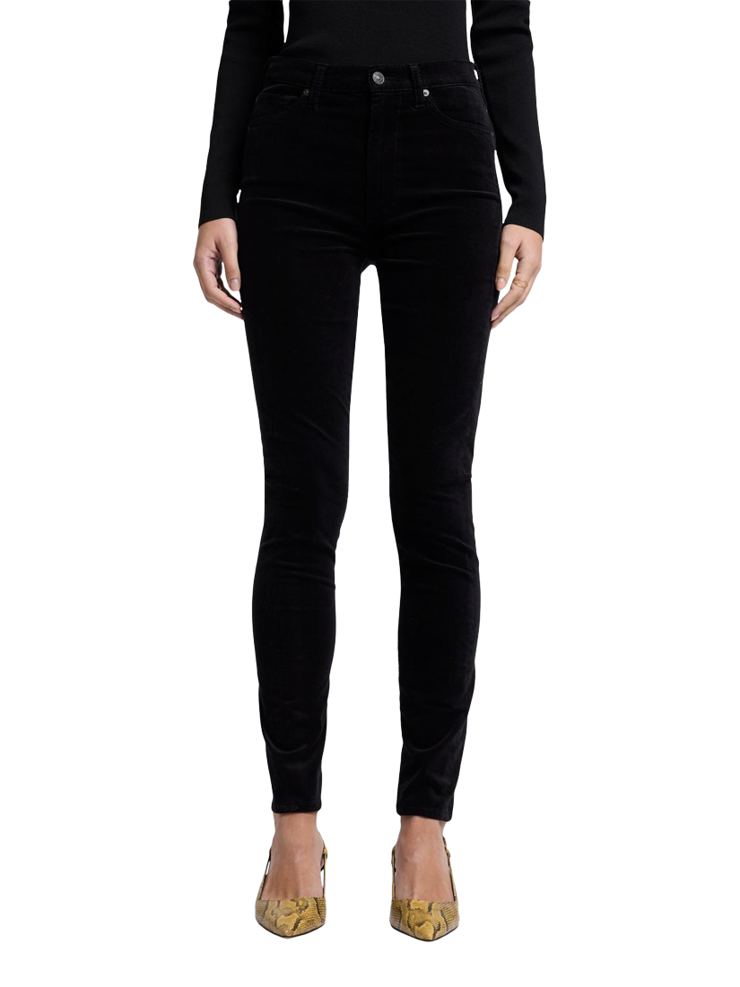 7 For All Mankind High Rise Velvet Skinny Jeans