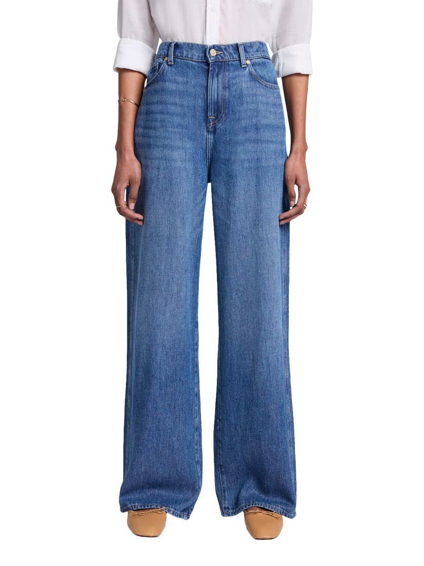 7 For All Mankind Scout Relaxed Straight Leg Jeans, Blue