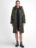 Barbour Cookston Quilted Coat, Olive Ancient