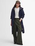 Barbour Harmby Quilted Coat, Navy