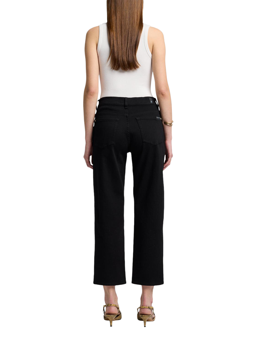 Product image 2 of 6, which shows 7 For All Mankind The Modern Straight Cut Jeans, Black, 27
