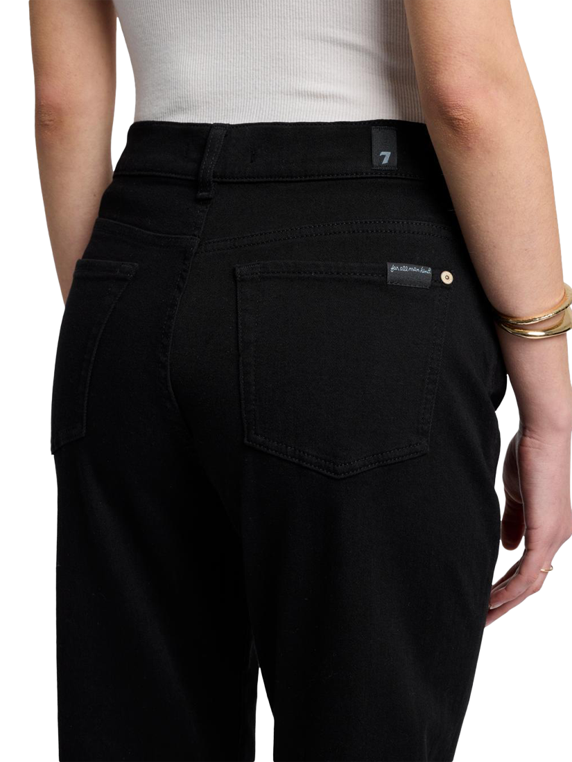 Product image 5 of 6, which shows 7 For All Mankind The Modern Straight Cut Jeans, Black, 27
