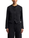 7 For All Mankind Collarless Jacket