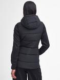 Barbour International Bondar Quilted Sweater Jacket, Black