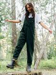 Passenger Meadows Corduroy Dungarees, Fir Tree