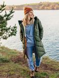 Passenger Kinsey Longline Quilted Coat, Fir Tree