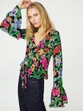 Fabienne Chapot Britney Floral Fluted Sleeve Blouse, Multi