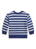 Ralph Lauren Baby Bear Stripe Jumper, Navy/Multi