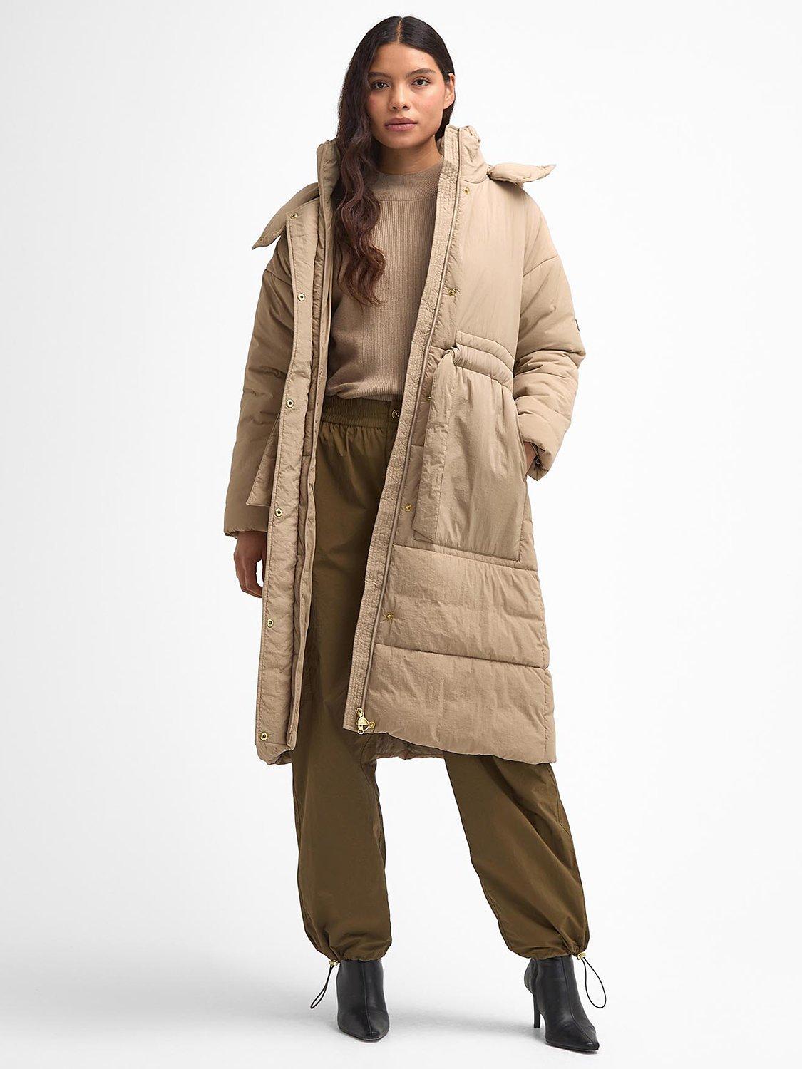 Barbour International Serova Puffer Coat Light Trench