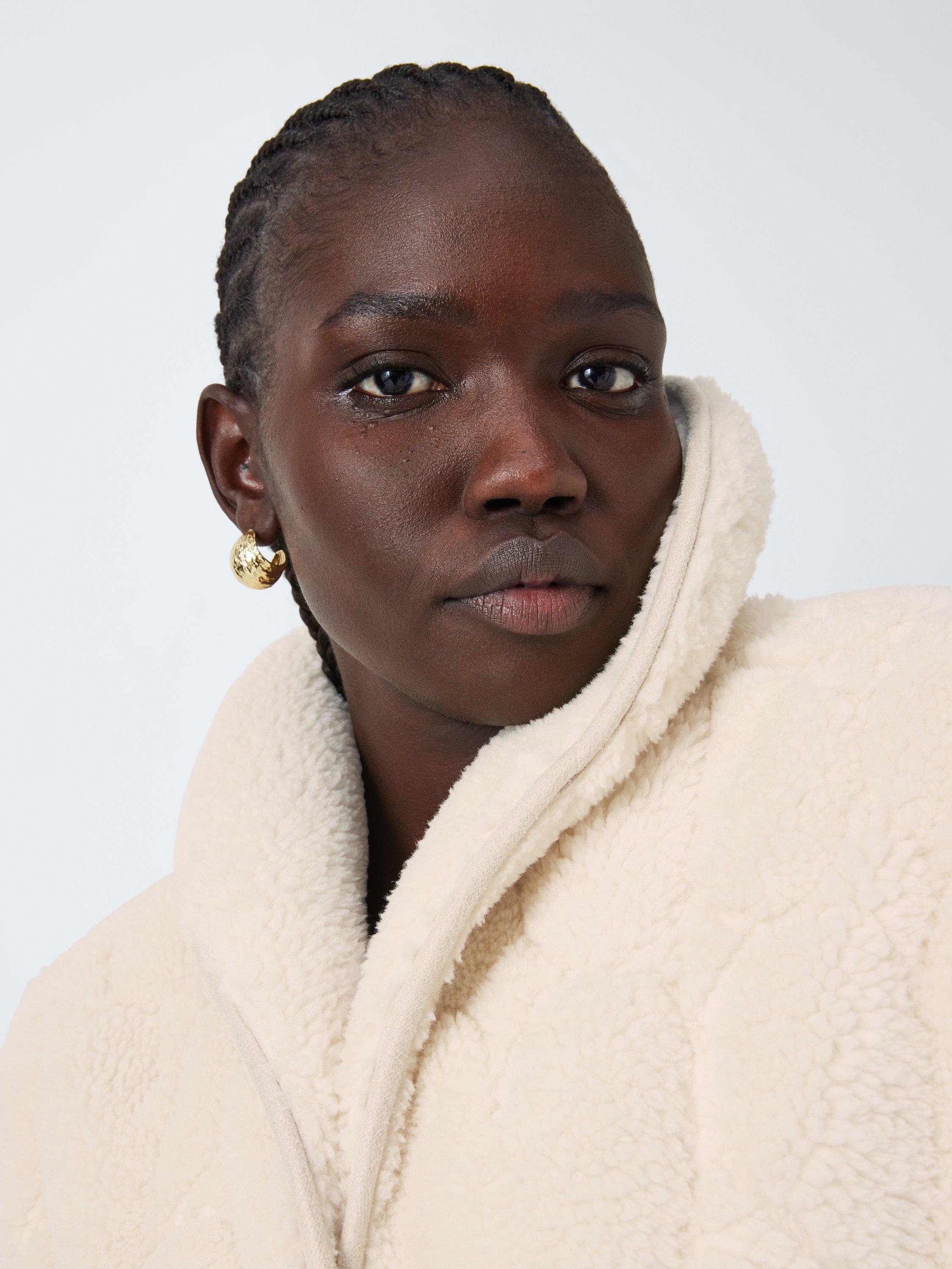 Product image 5 of 7, which shows Fabienne Chapot Merlin Teddy Gilet, Cosy White, S