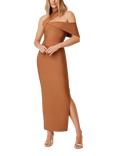 Elliatt Riley Bodycon Maxi Dress, Bronze