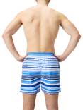 Speedo Faded Stripes Swim Shorts, Sevres Blue