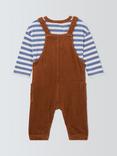 John Lewis ANYDAY Baby Top and Dungaree Set, Multi