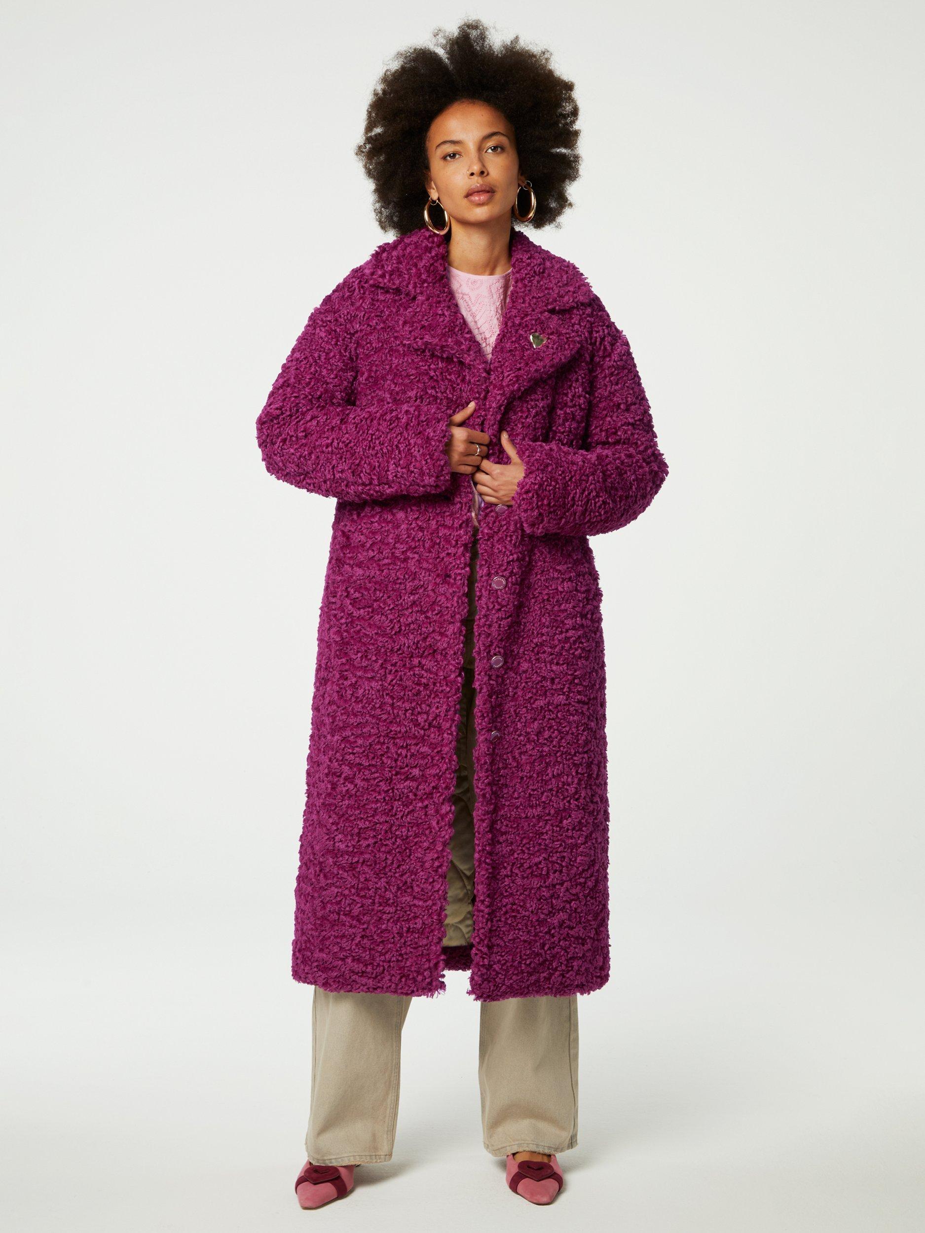 Fabienne Chapot Nicole Faux Fur Coat, Pink
