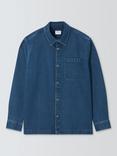 John Lewis ANYDAY Denim Overshirt, Blue Washed Denim