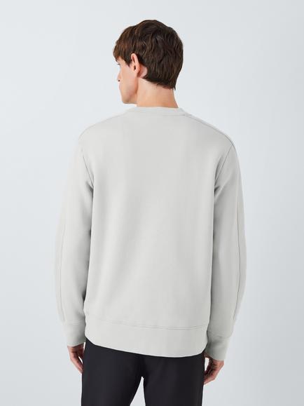 Kin Panel Crew Neck Cotton Blend Sweatshirt, High Rise - view 2, High Rise