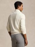 Polo Ralph Lauren Quarter-Zip Jersey Top, Parchment Cream