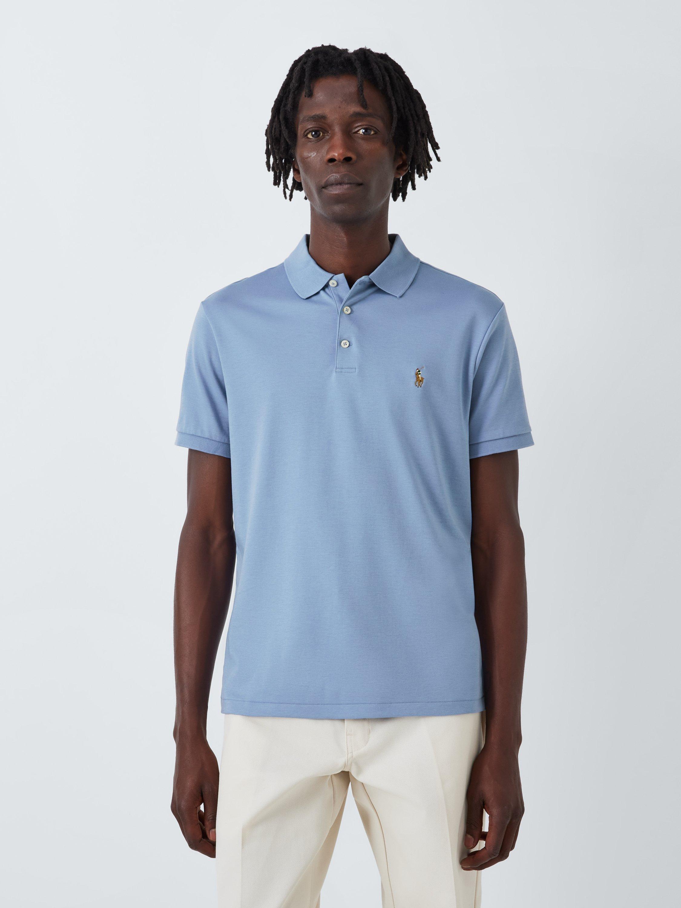 Polo Ralph Lauren Custom Slim Polo Shirt Campus Blue