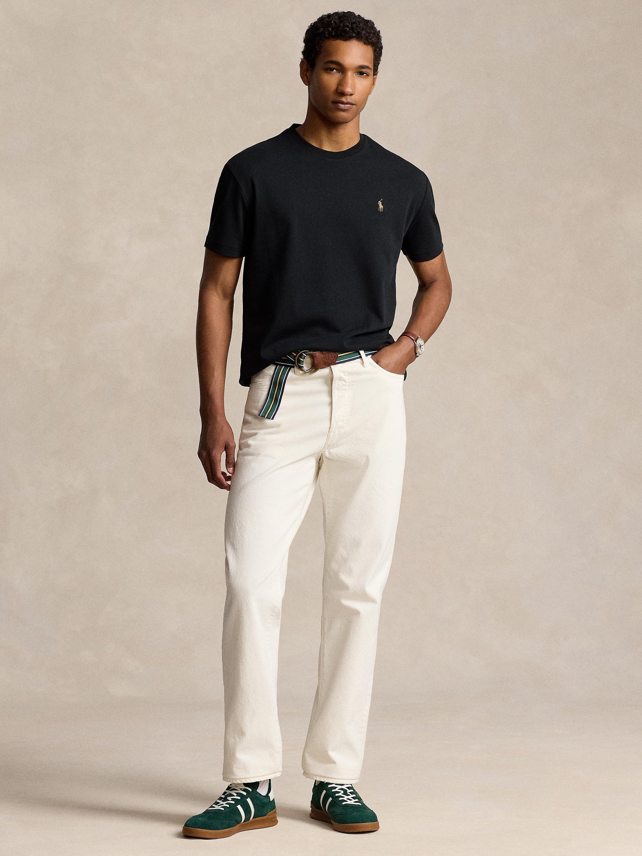 Product image 4 of 4, which shows Polo Ralph Lauren Crew Neck T-Shirt, Polo Black, S
