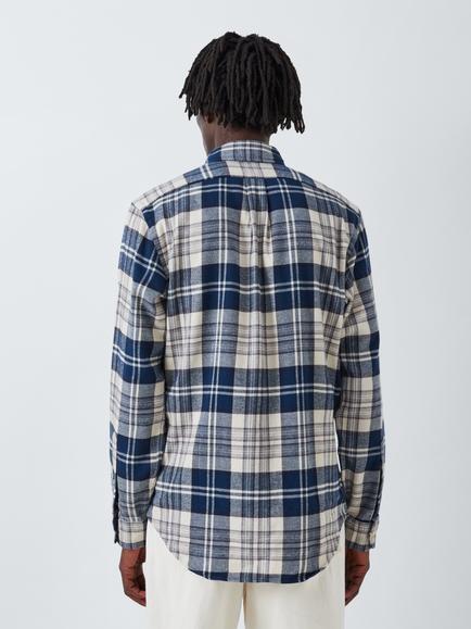 Ralph Lauren Classic Plaid Shirt - view 2, 6553 Off White / Nvy