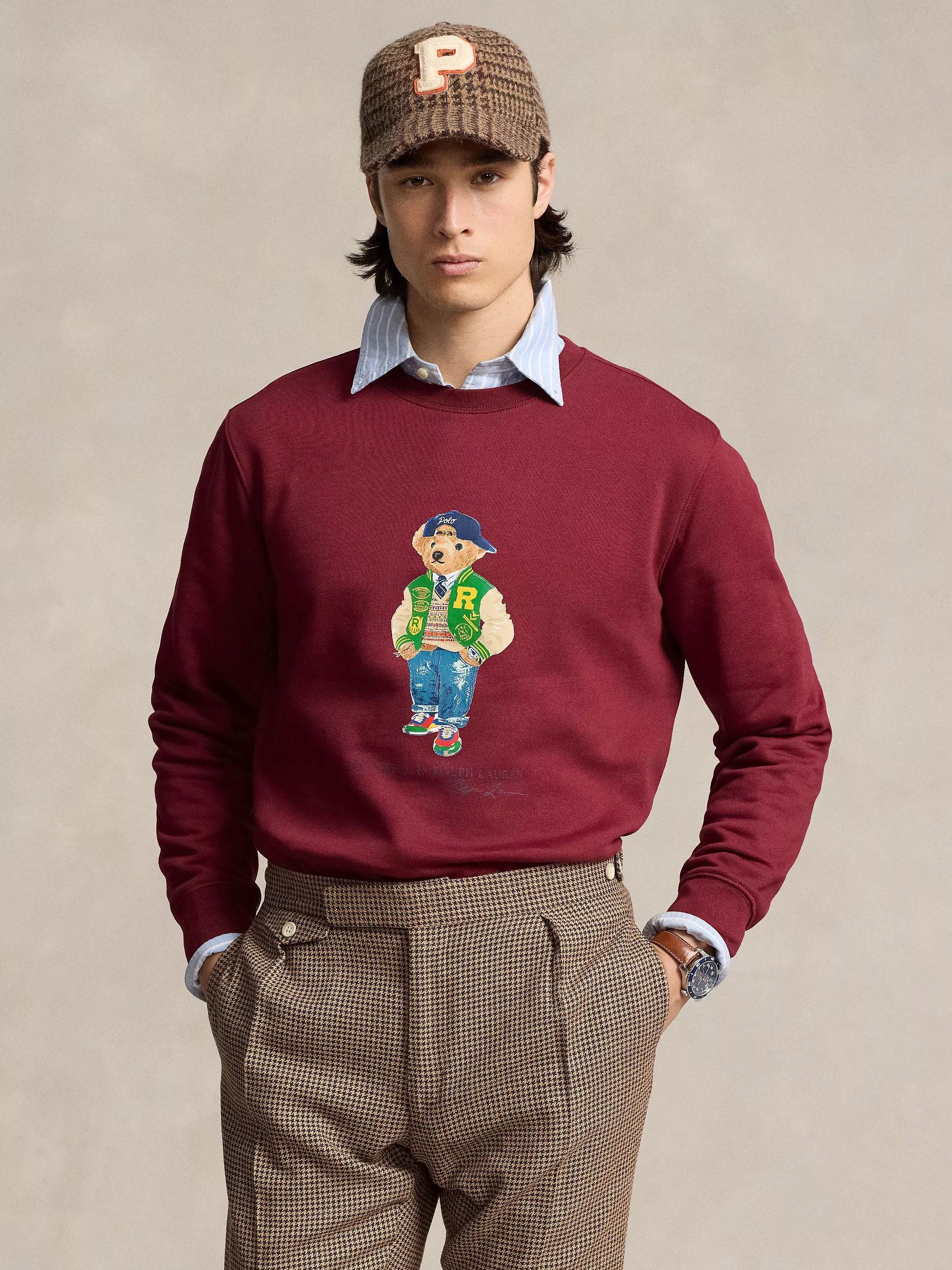 Ralph Lauren Bear Sweatshirt, Red