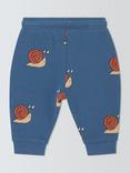 John Lewis ANYDAY Baby Snail Cotton Jogger Bottoms, Multi