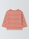 John Lewis ANYDAY Baby Waffle Stripe Long Sleeve T-Shirt, Multi