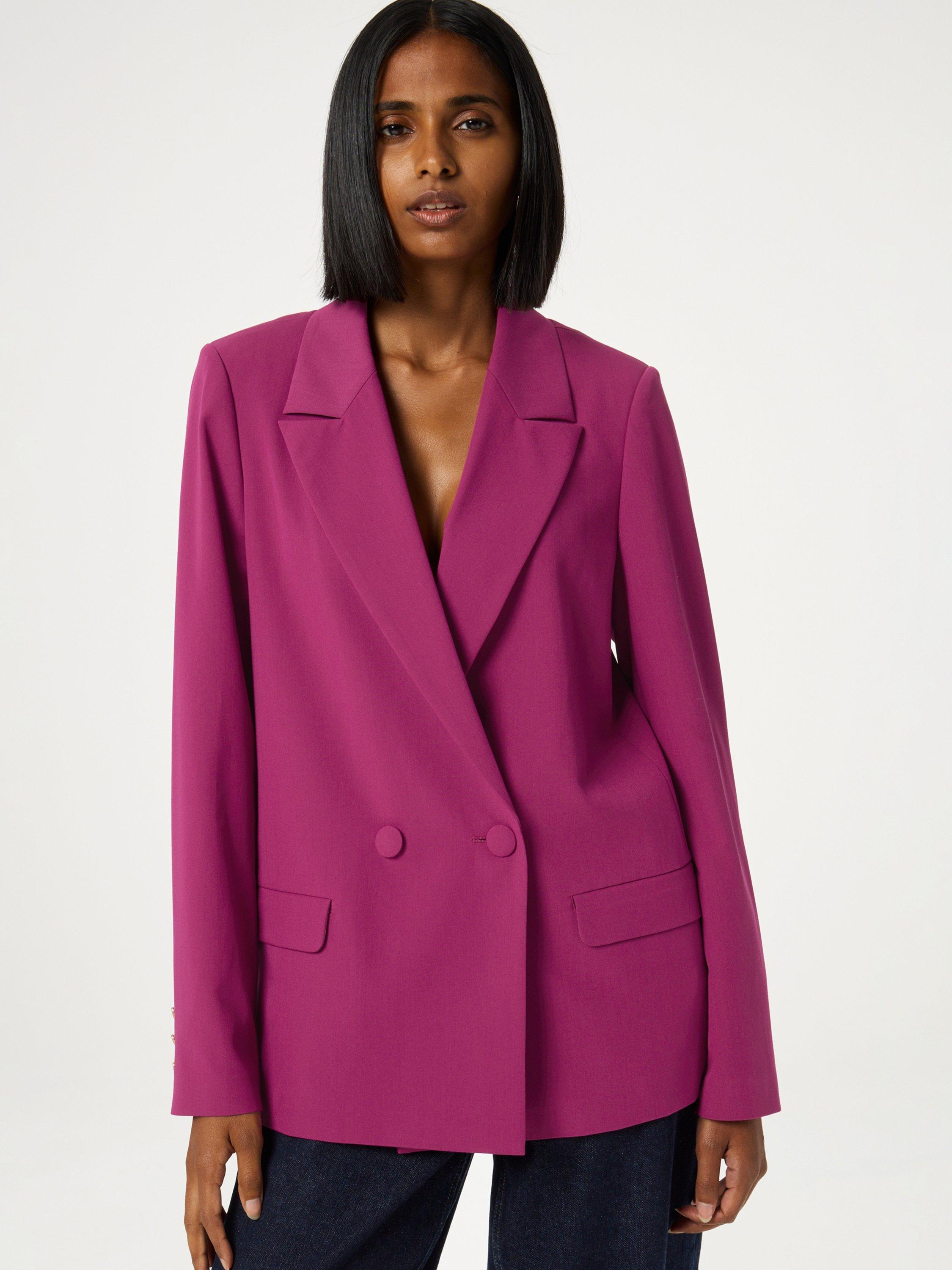 Fabienne Chapot Benji Double Breasted Blazer, Pink